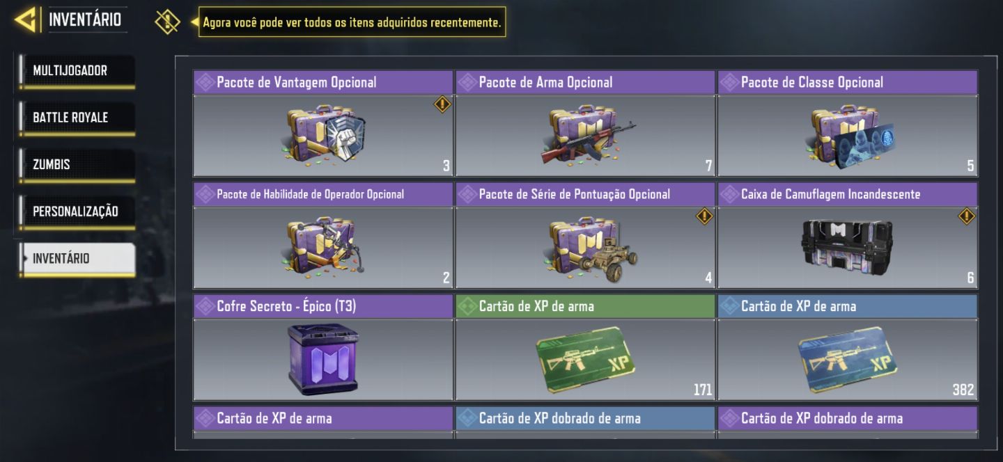 Conta Cod Mobile TOP