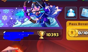 Conta clash royale 10393 troféus