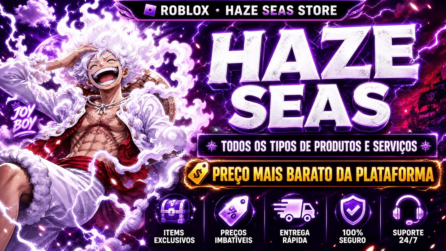 HAZE SEAS | FRUTAS, UP LEVEIS, CASH E ITENS [ MELHOR PREÇO DA PLATAFORMA ]