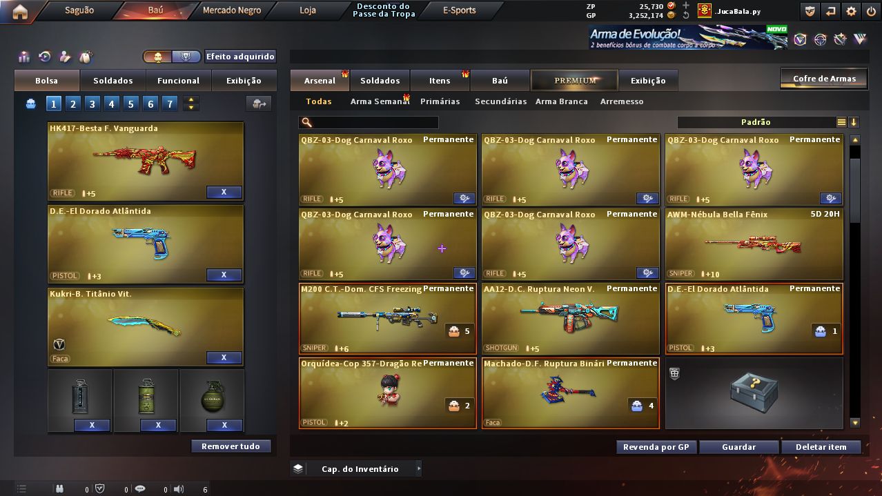 Conta Crossfire marechal vermelho, 7vip buff9 mz, unico dono email/rank on