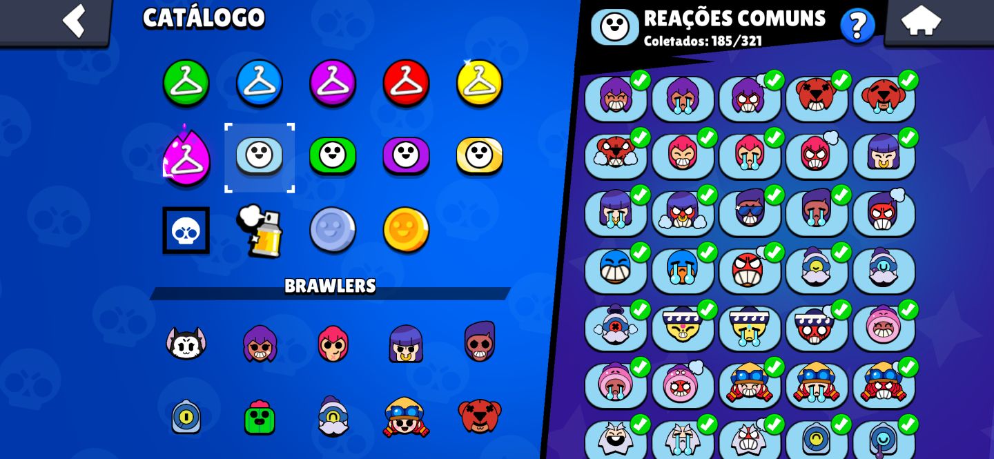 Conta Brawl Stars 83k Troféus, Todos Brawlers, 400+ Skins, Mestre, 46 HC Full!