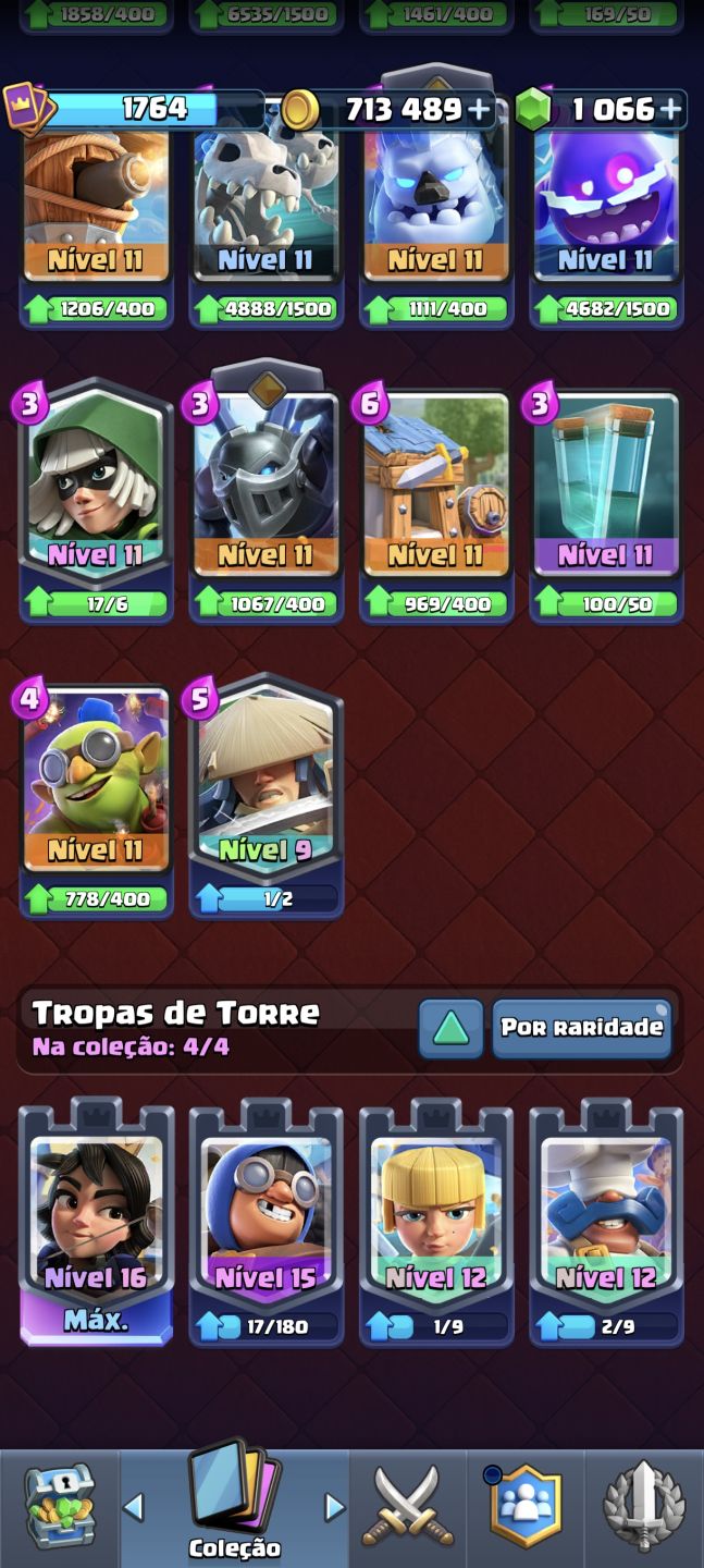 CONTA CLASH ROYALE 5 ANOS | 13K TROFÉUS | 22 EVOS | +700K OURO