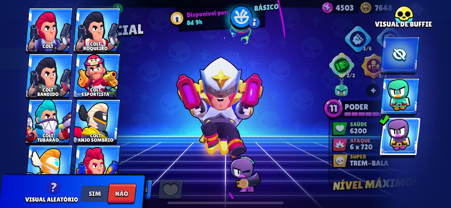 Conta de brawl stars criada em 2018