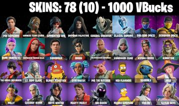 78 Skins SUB-ZERO (MK3) | SCORPION (MK3) | UNSC SPARTAN | 1000 VB
