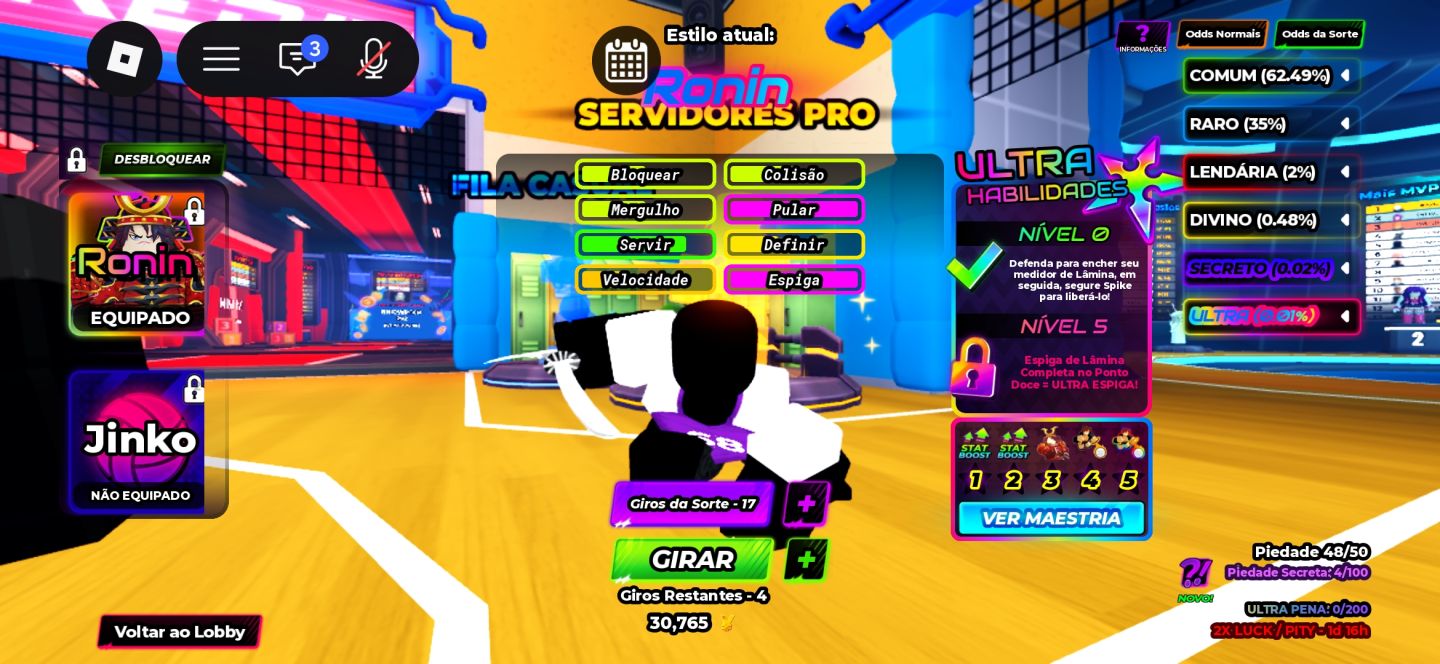 Conta vbl rara com ultra style e secret