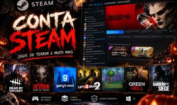 CONTA STEAM COM VÁRIOS JOGOS | DBD, DEVOUR, GMOD E MAIS