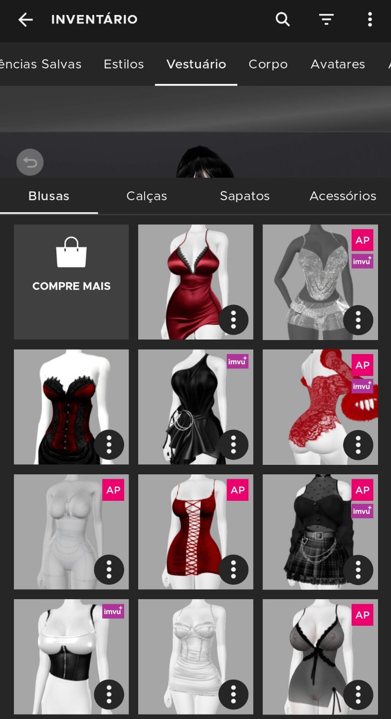 Conta IMVU Feminina com AP e AGE