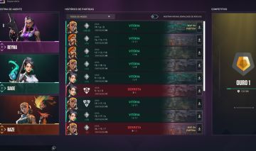 Conta Valorant, lvl 24 ouro 1, poucos agentes, apenas reyna e raze comprados