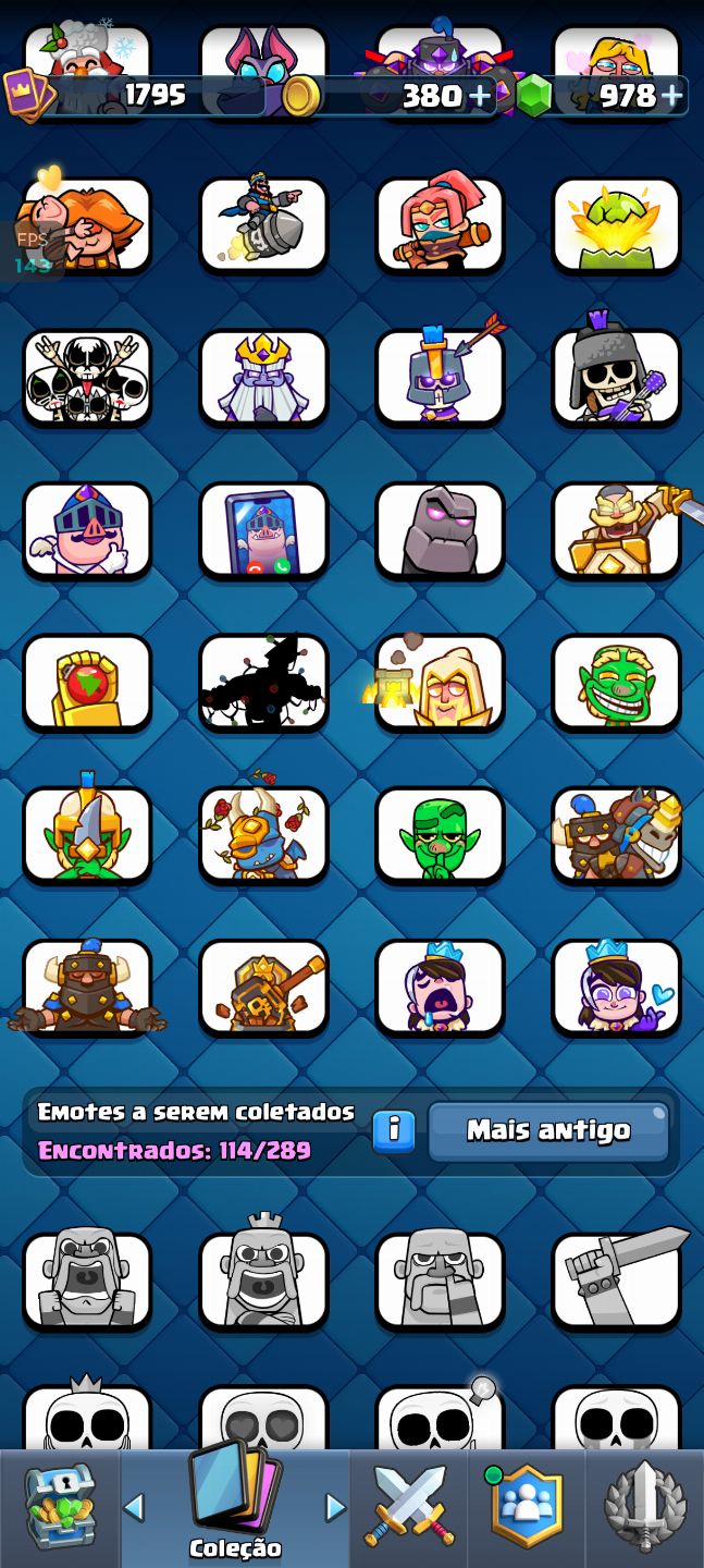 Conta Clash Royale level máximo