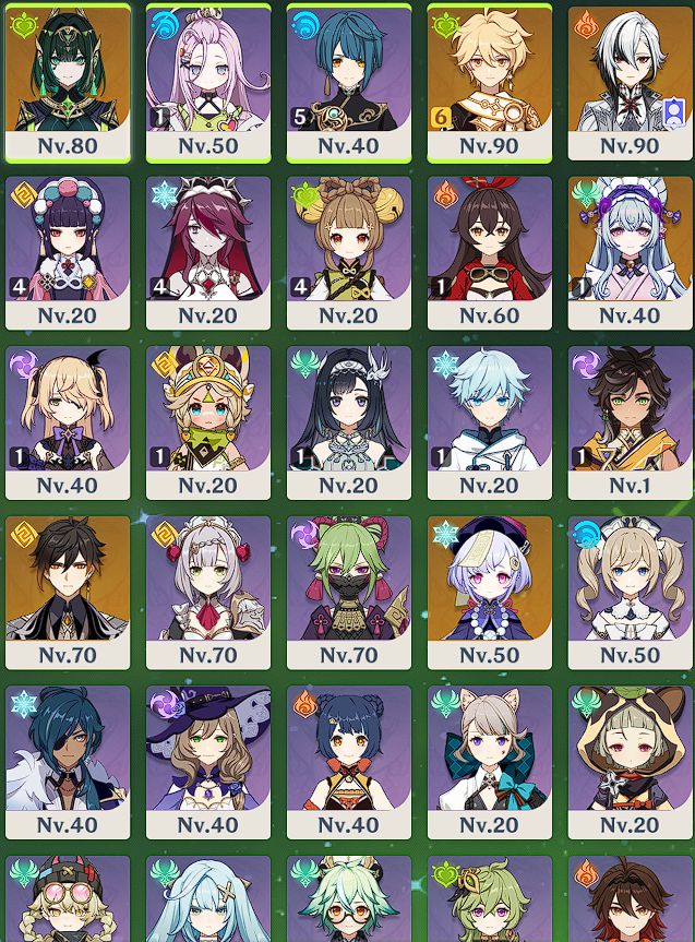 Conta Genshin Impact - Ar55 Nefer e Zhongli + assinatura e Arlecchino, garantido