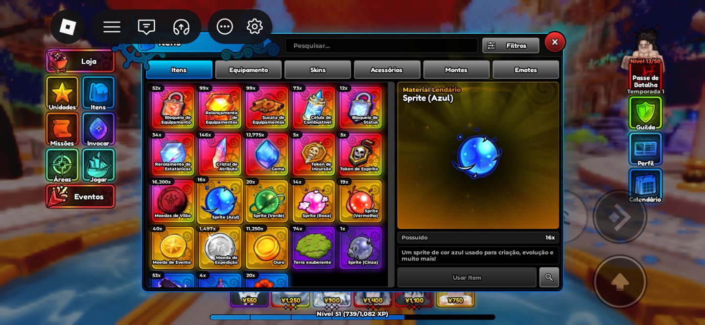 Conta anime expedition muito op