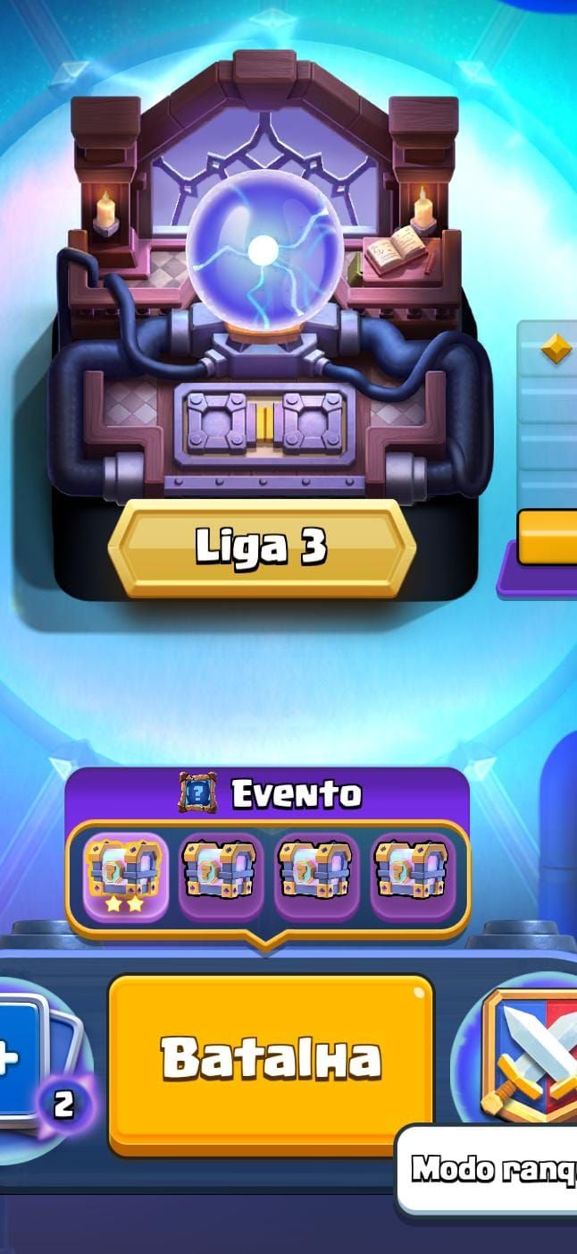 CONTA BRABA CLASH ROYALE/ 14.000 TROFÉUS/ LIGA 3/VARIAS CARTAS NO NÍVEL 16 E 15/