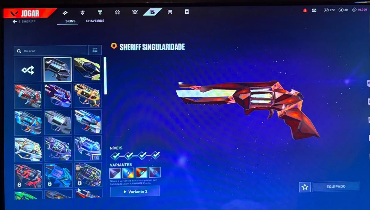 Conta valorant com mais de 2k gastos , elo atual plat 1