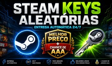 STEAM KEYS ALEATÓRIAS | ENTREGA AUTOMÁTICA | MELHOR PREÇO GGMAX