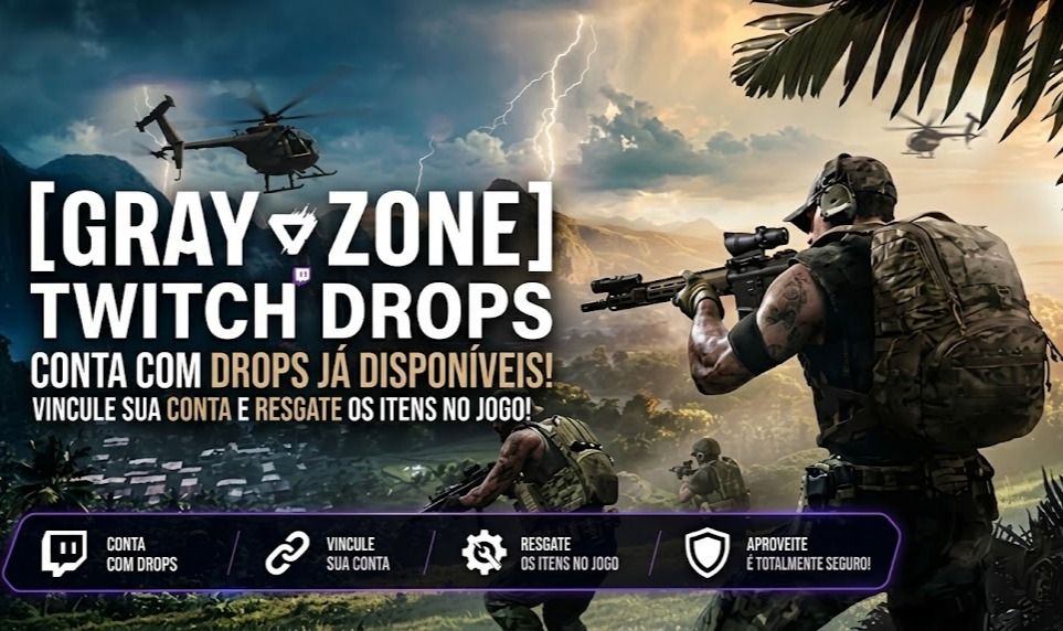 GRAY ZONE WARFARE - TWITCH DROPS - ENTREGA RAPIDA (itens na descrição)