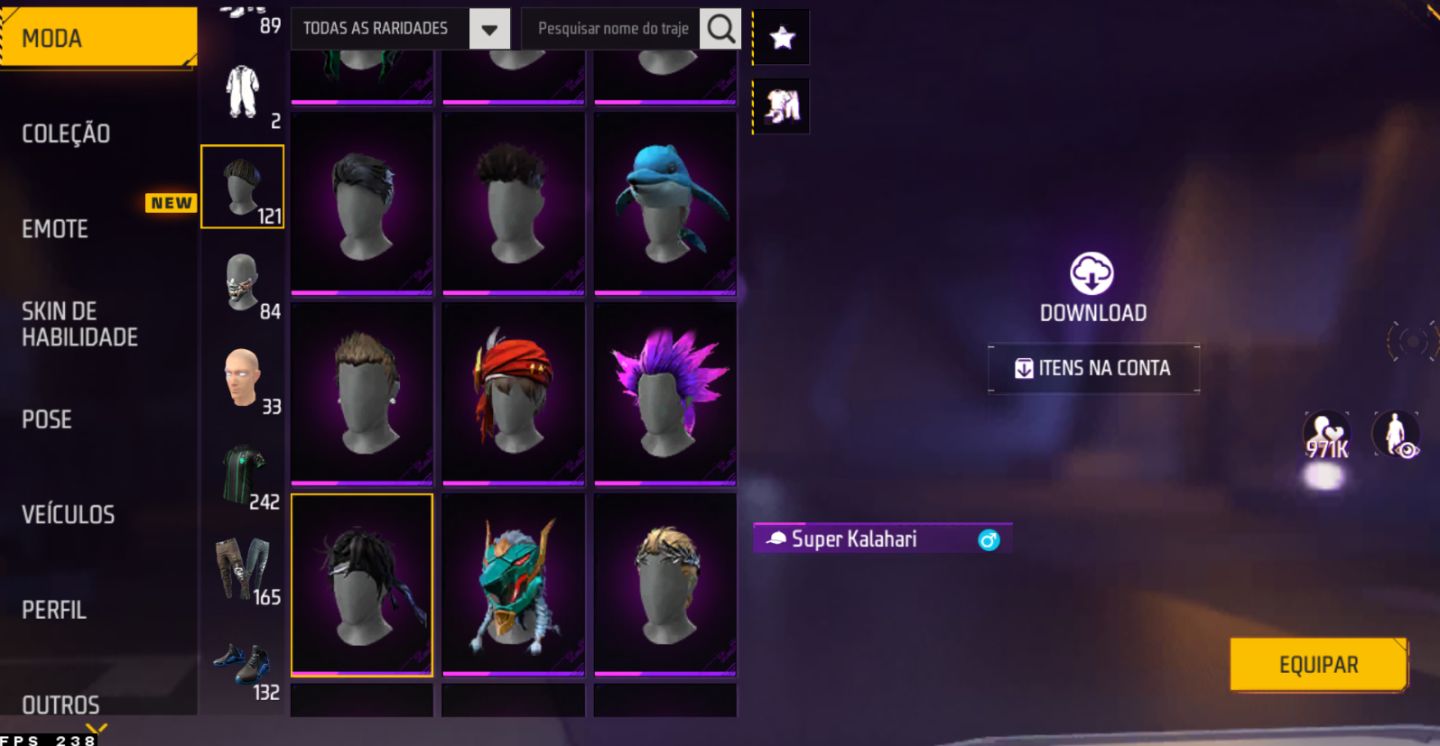 CONTA FREE FIRE TRYHARD PARA APOSTADO (MELHOR PREÇO DO MERCADO)