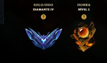 CONTA LOL DIAMOND 4 RAPIDO