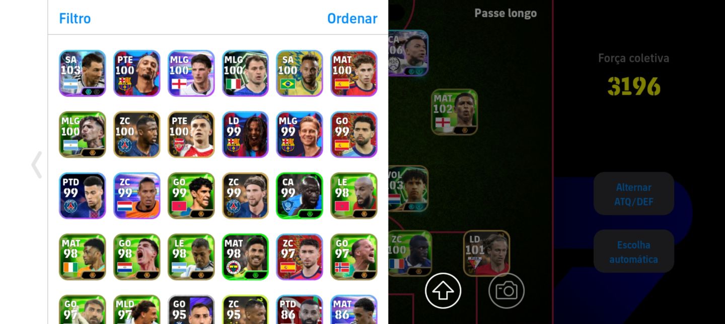 Conta de efootball braba do Cruyff e Mbappe e muito mais!