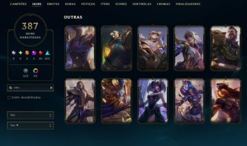 CONTA LOL PLATINA 4 | 2014 | FULL CHAMPION | 387 SKINS (3 ULTIMATE / 3 MÍTICAS)