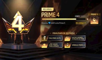 CONTA FF NV 68 / UMP MAX LV 7 / PRIME 4 / PARCERIAS RARAS + PASSES ANTIGOS