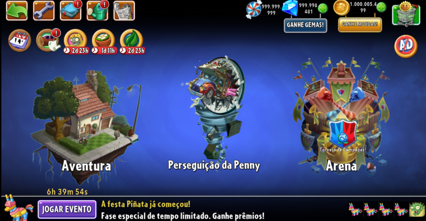 PLANTS VS ZOMBIES 2 | GEMAS + MOEDAS + DOCES | ANDROID & IOS | ENTREGA RÁPIDA