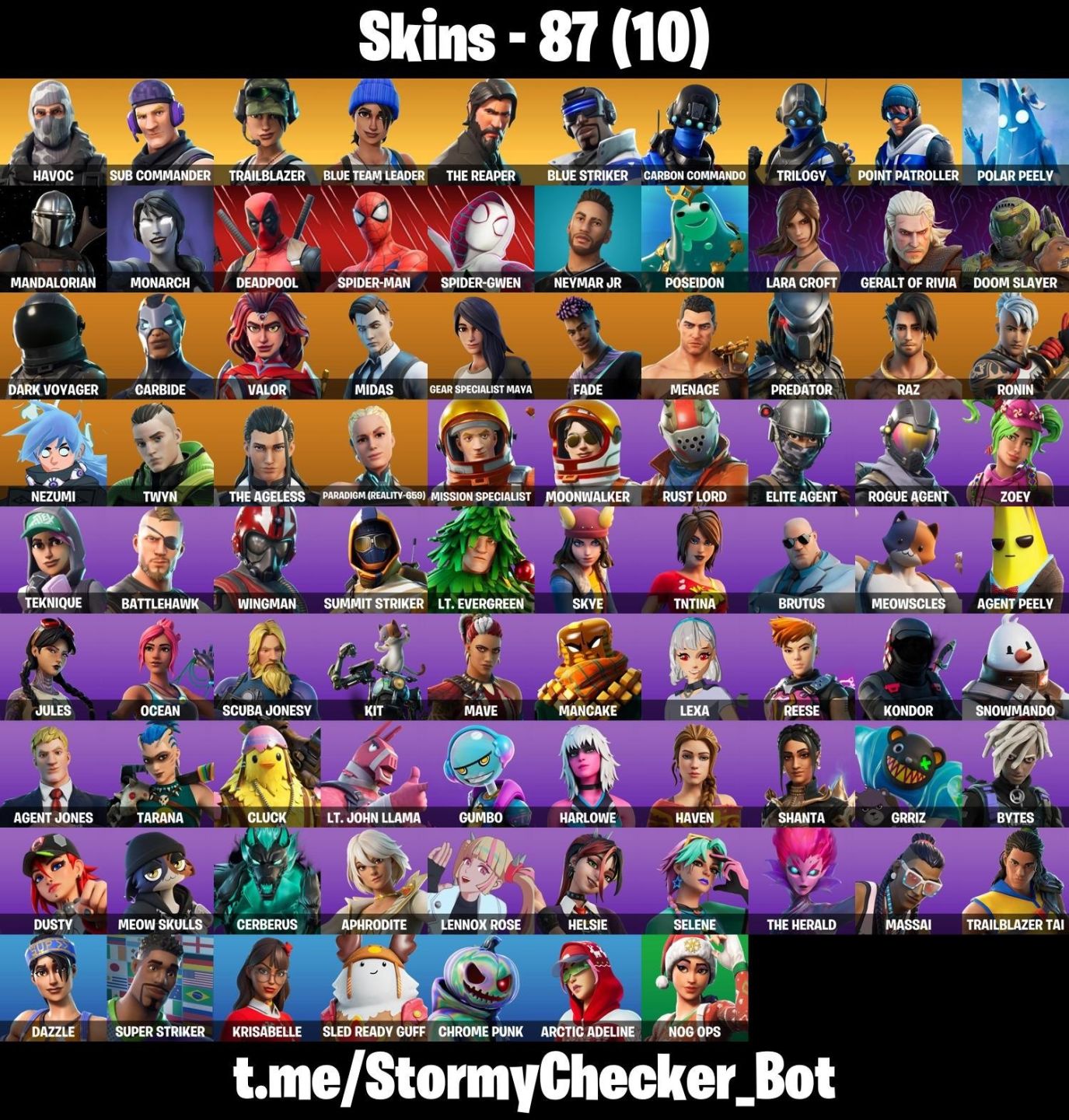 CONTA FORTNITE COM SEASON 3 FULL, TWITCH PRIME E 87 SKINS - ENTREGA AUTOMÁTICA