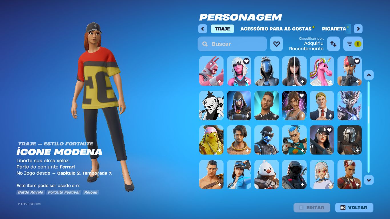 CONTA FORTNITE RARA | Skins Antigas + Passes Antigos + Salve o Mundo ! Full Aces
