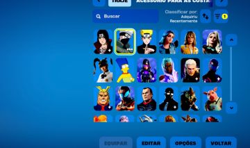 Vende se conta com várias skins raras