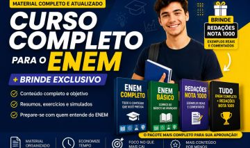 Curso completo para o enem+brinde
