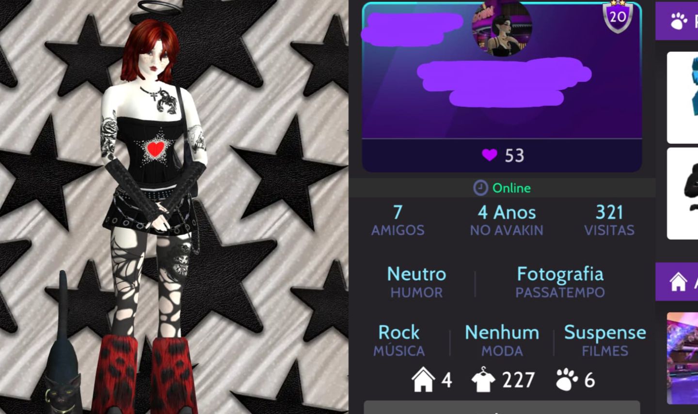 CONTA AVAKIN LIFE, LEVEL 20 FEMININA
