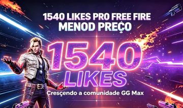 1540 LIKES NO FREE FIRE VIA ID MENOR PREÇO!!!