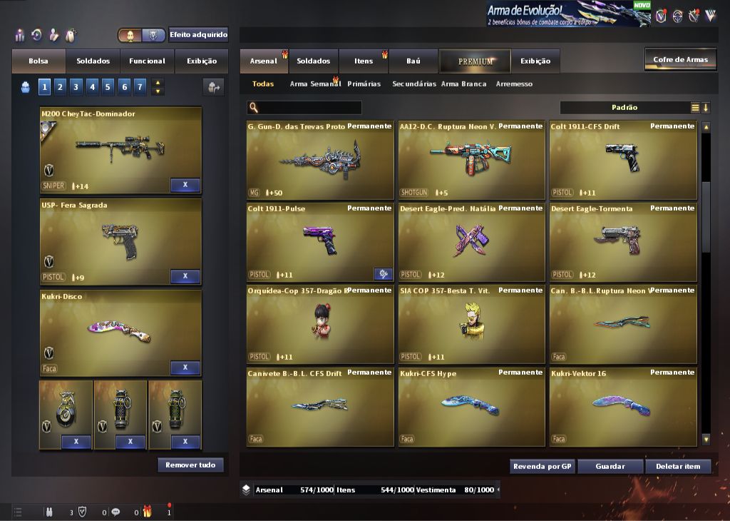 CONTA CROSSFIRE COM 87 VIPS, VÁRIAS VITORIOSAS E PERFEITA PARA TODOS OS MODOS!