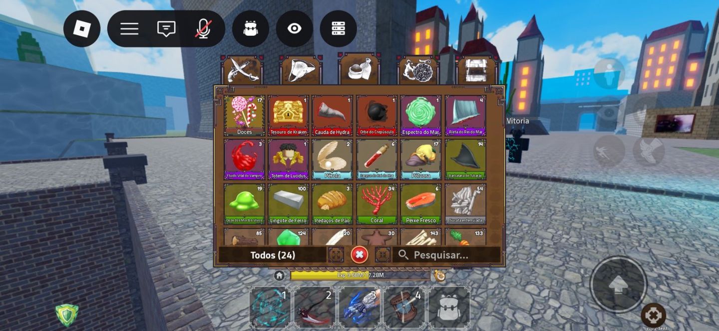 Conta de blox fruits e King legacy