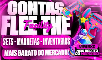 CONTAS FLEE THE FACILITY (FTF) | SETS RAROS + INVENTÁRIOS COMPLETOS