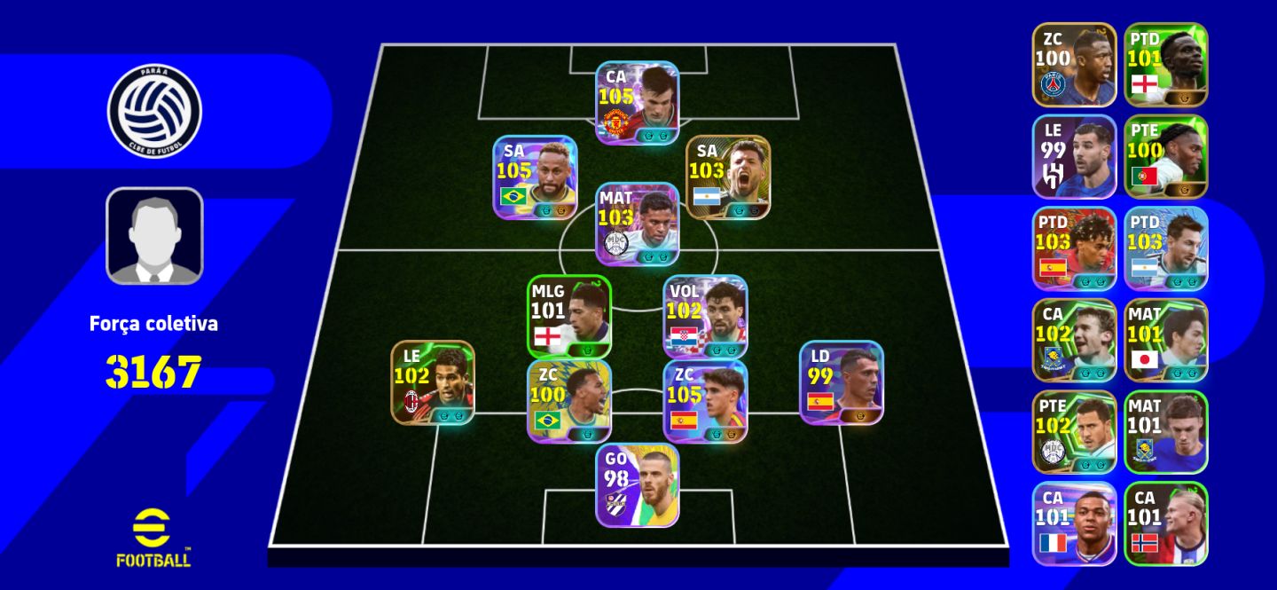 CONTA DE EFOOTBALL BRABINHA DO NEY BLITZ E AMIGOS