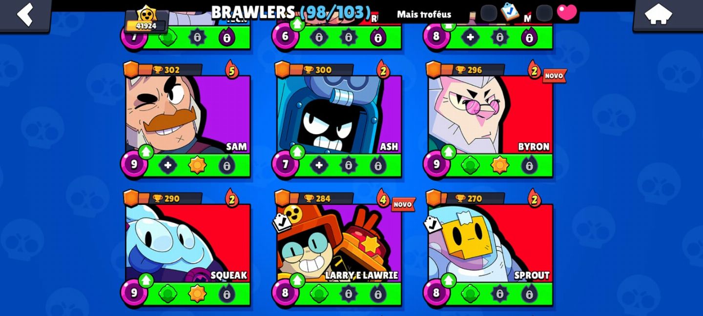 Conta Brawl Stars à venda completa e de alto nível!