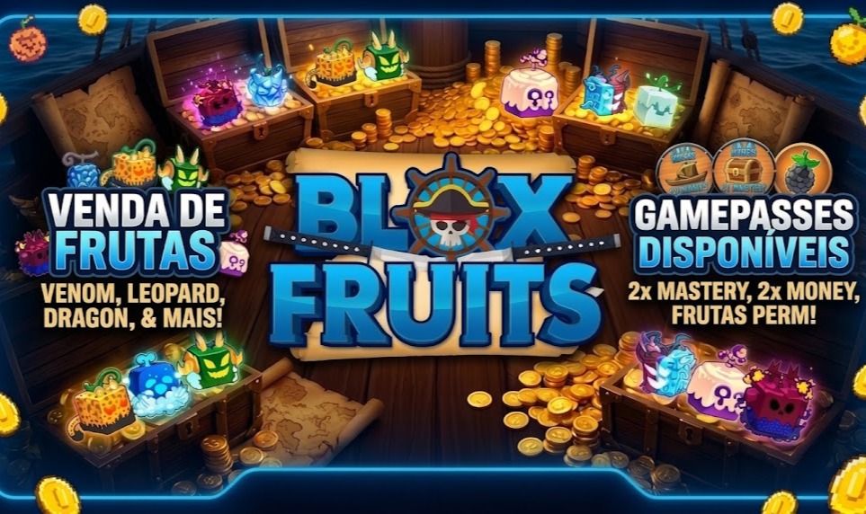 BLOX FRUITS - ROBLOX - MELHOR PREÇO - ENTREGA RAPIDA