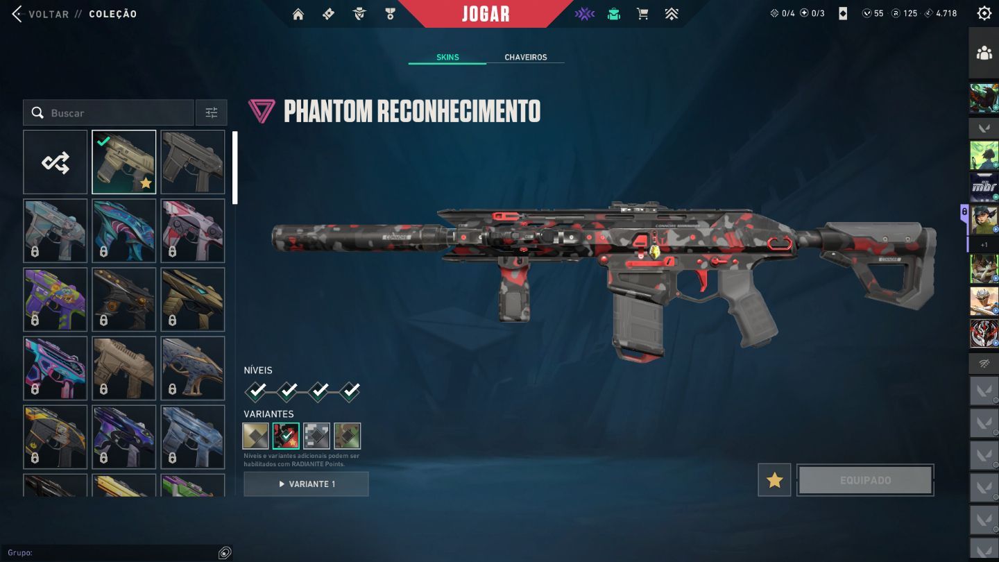 Conta com karambit saqueadora , primordium e mais