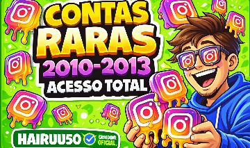 CONTAS ANTIGAS INSTAGRAM 2009 A 2026 COM E-MAIL INCLUSO - ENTREGA RAPIDA!!