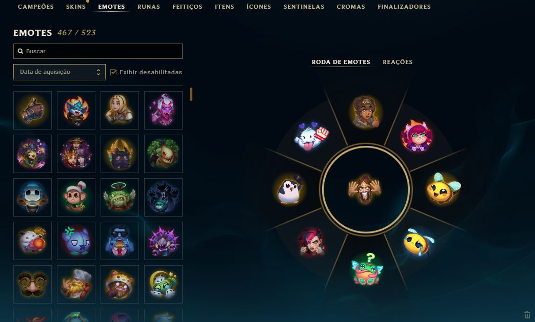 Conta no lol, diamante lvl 862 com 572 skins sendo 4 ultimate com todos champs