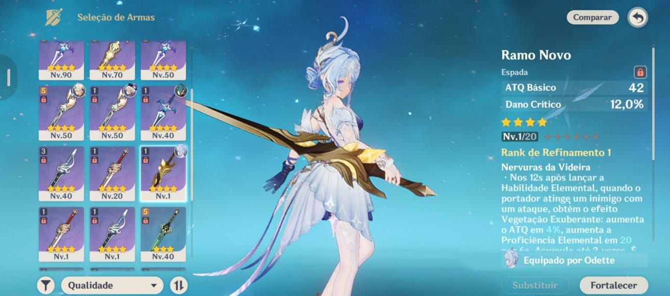 Mikuzi c1 + Odette + Furina c1 + Escoffier e Ineffa