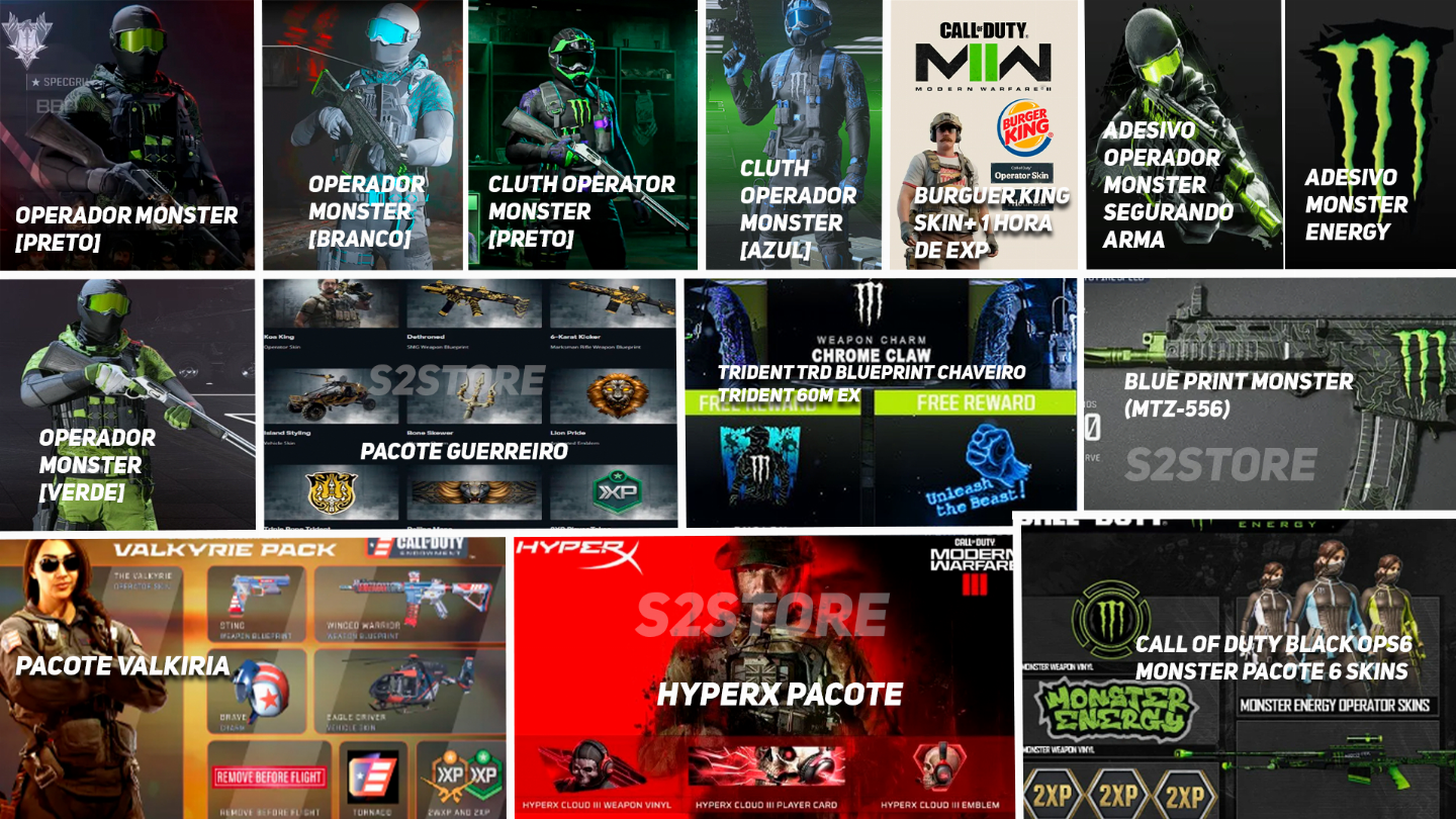 Call of Duty BLACK OPS 7 WARFARE 3/2 BURGUER KING MONSTER [ENTREGA AUTOMÁTICA]