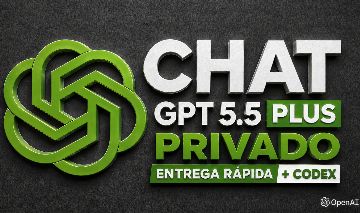 CHATGPT PLUS 5.5 ORIGINAL [+CODEX +GPTS +DEEP RESEARCH]
