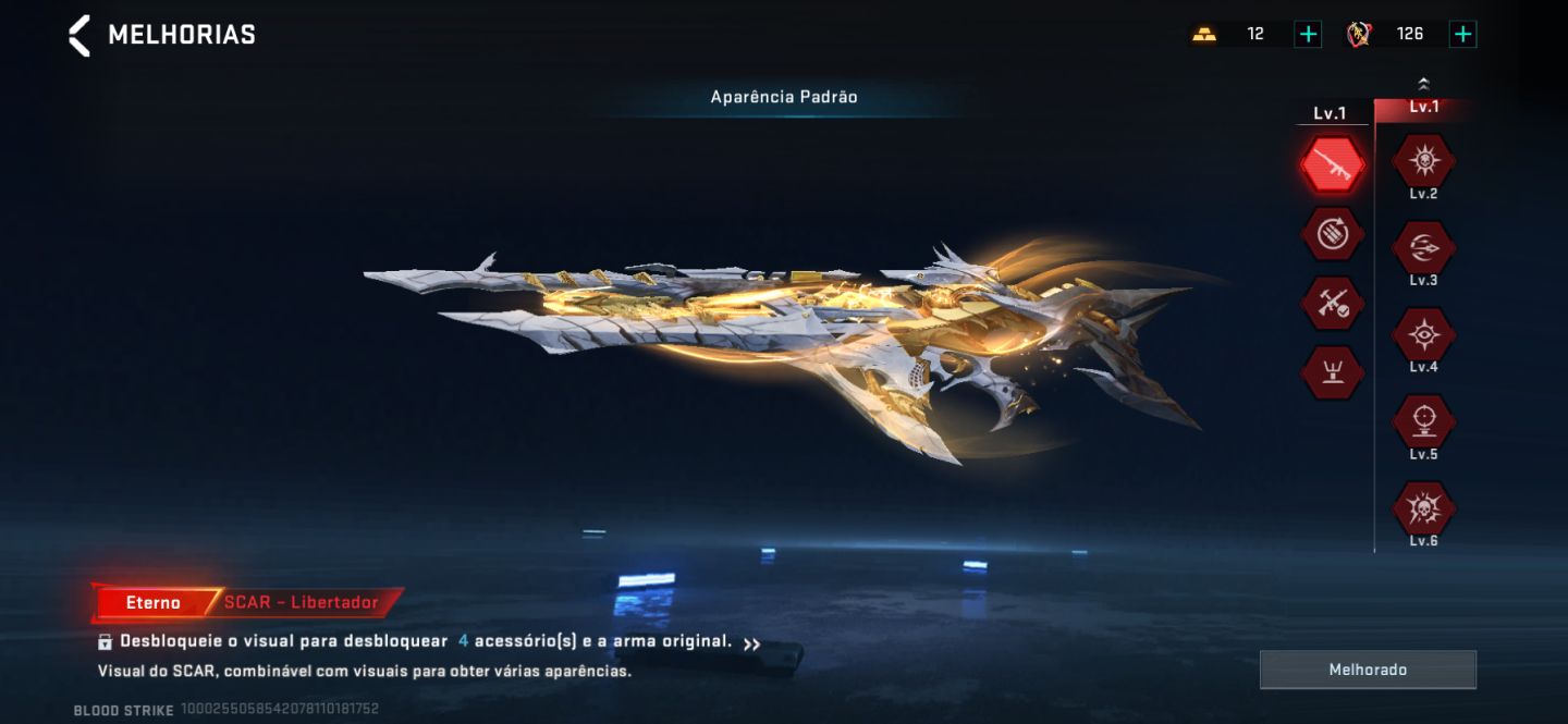 Conta de Blood strike muito boa pra sair hj