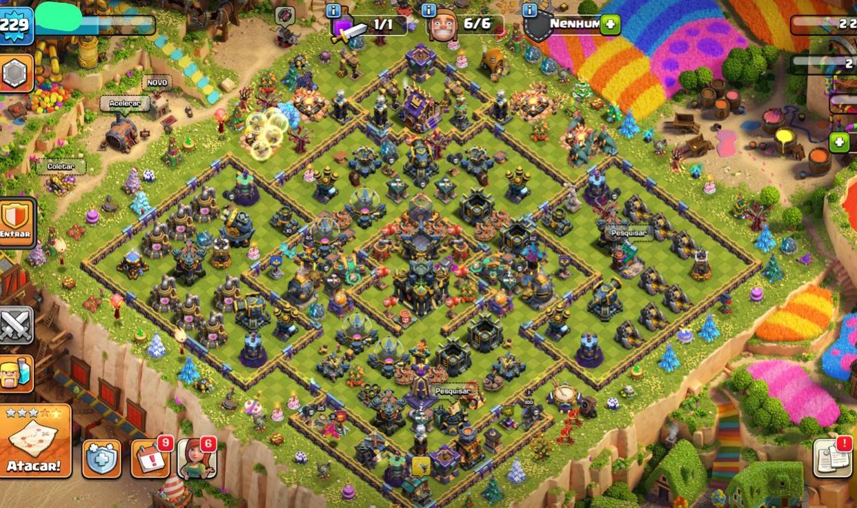 Clash of Clans CV17 quase full