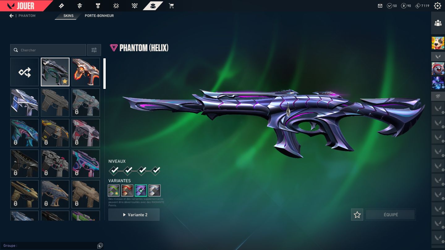 Conta chaveiro RADIANTE com muitas skins premium!