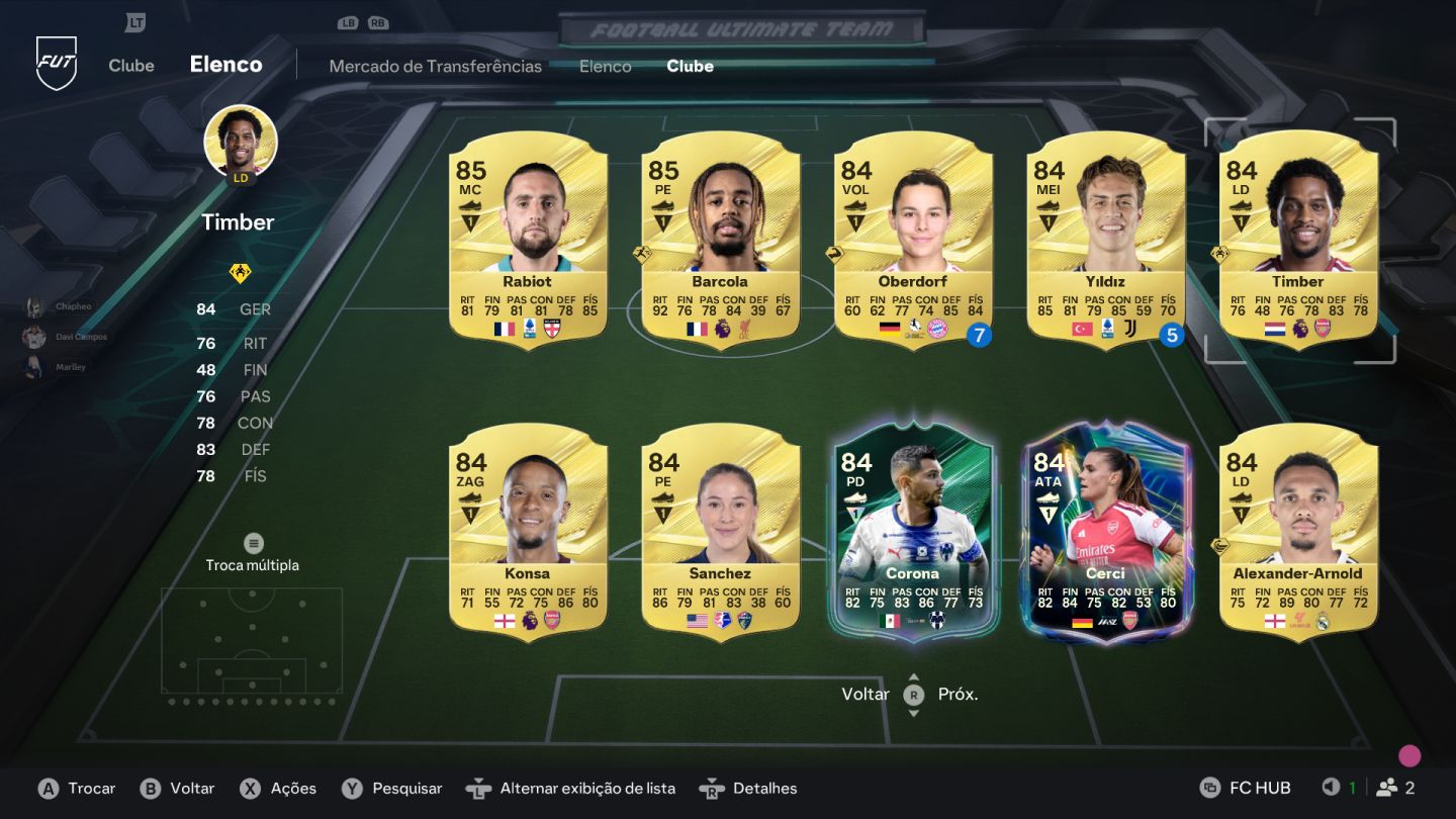 EA FC 27 CONTA SUPER META- PATO, OKOCHA E HANSSEM - ULTIMATE PLUS - STEAM