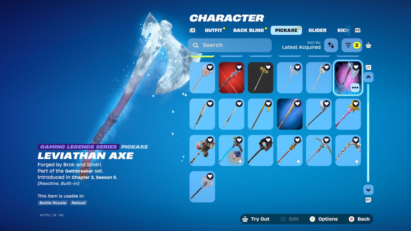 Conta Fortnite com machado do Kratos, vários passes e skins de loja!