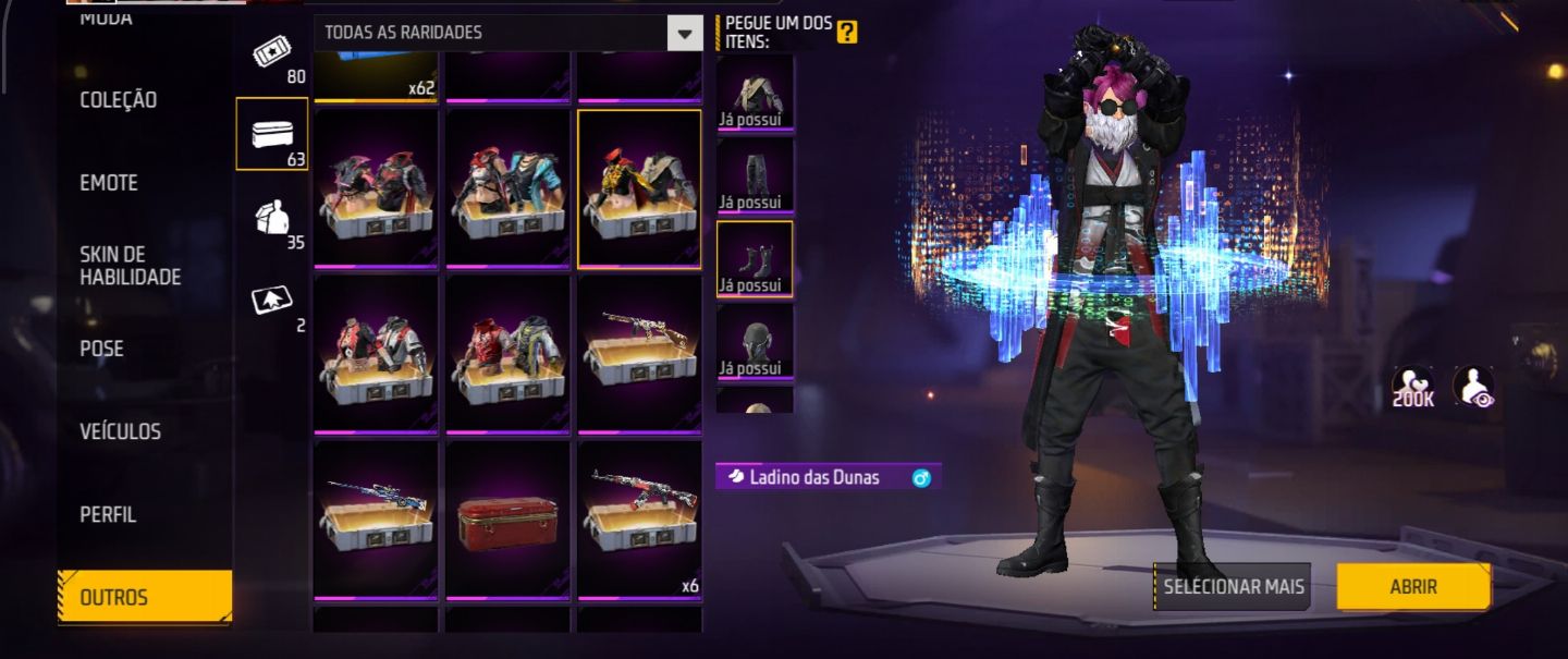 CONTA ANTIGA COM ANGELICAL (FULL ACCESSO)