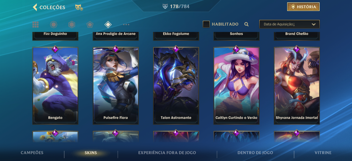 CONTA WILD RIFT,MUITAS SKINS DE ADC E JG, 2 SKIN j4 MISTICAS INCLUINDO J4 HEXTEC